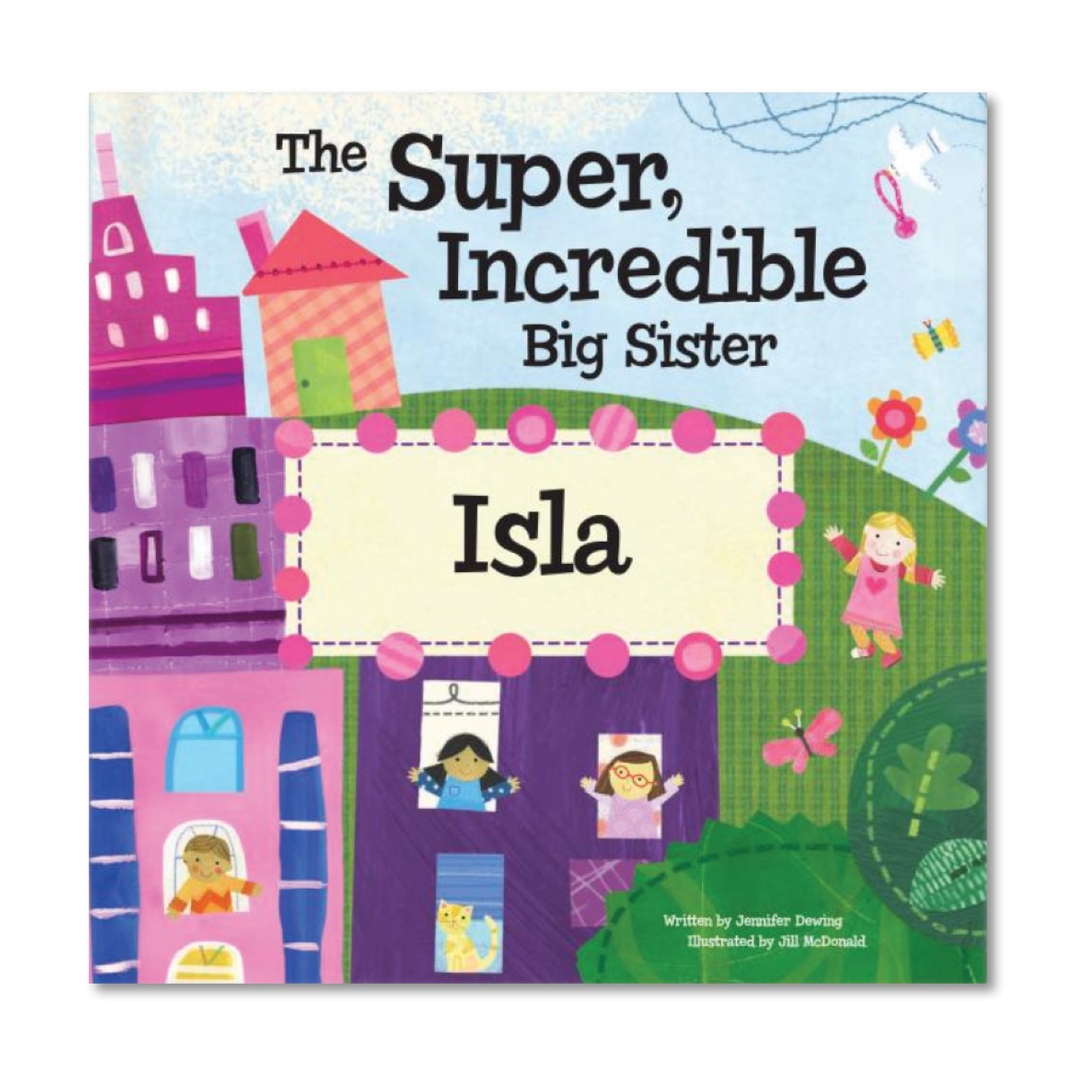 The Super, Incredible Big Sister Personalized Book and Medal