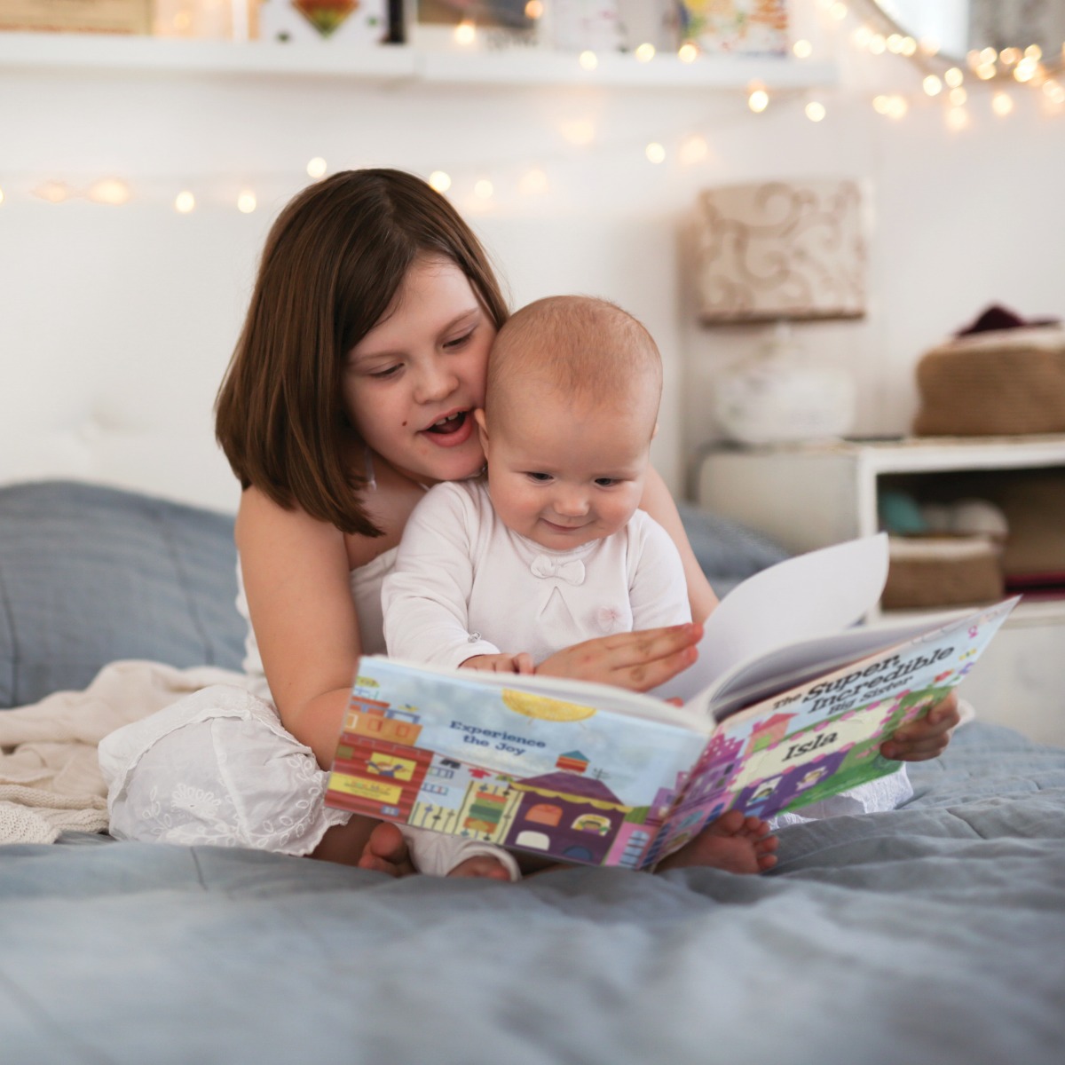 The Super, Incredible Big Sister Personalized Book and Medal