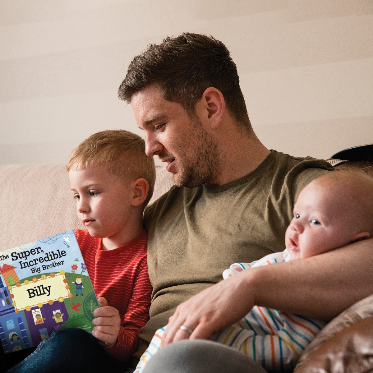 The Super, Incredible Big Brother Personalized Book and Medal