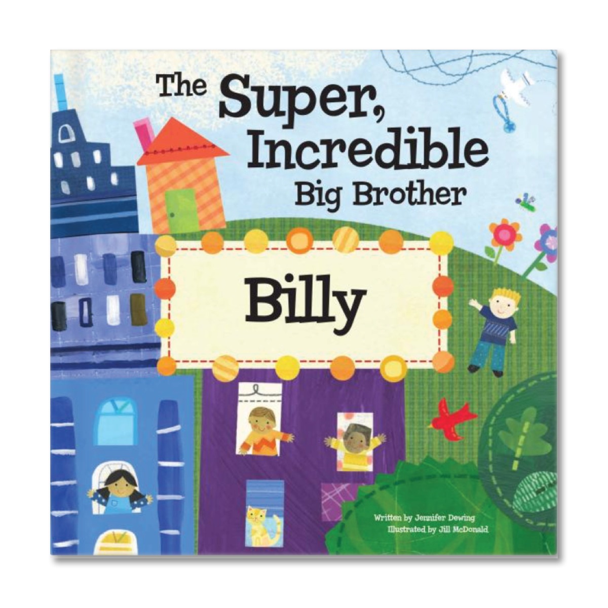The Super, Incredible Big Brother Personalized Book and Medal