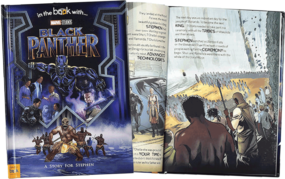 Black Panther Personalized Marvel Book