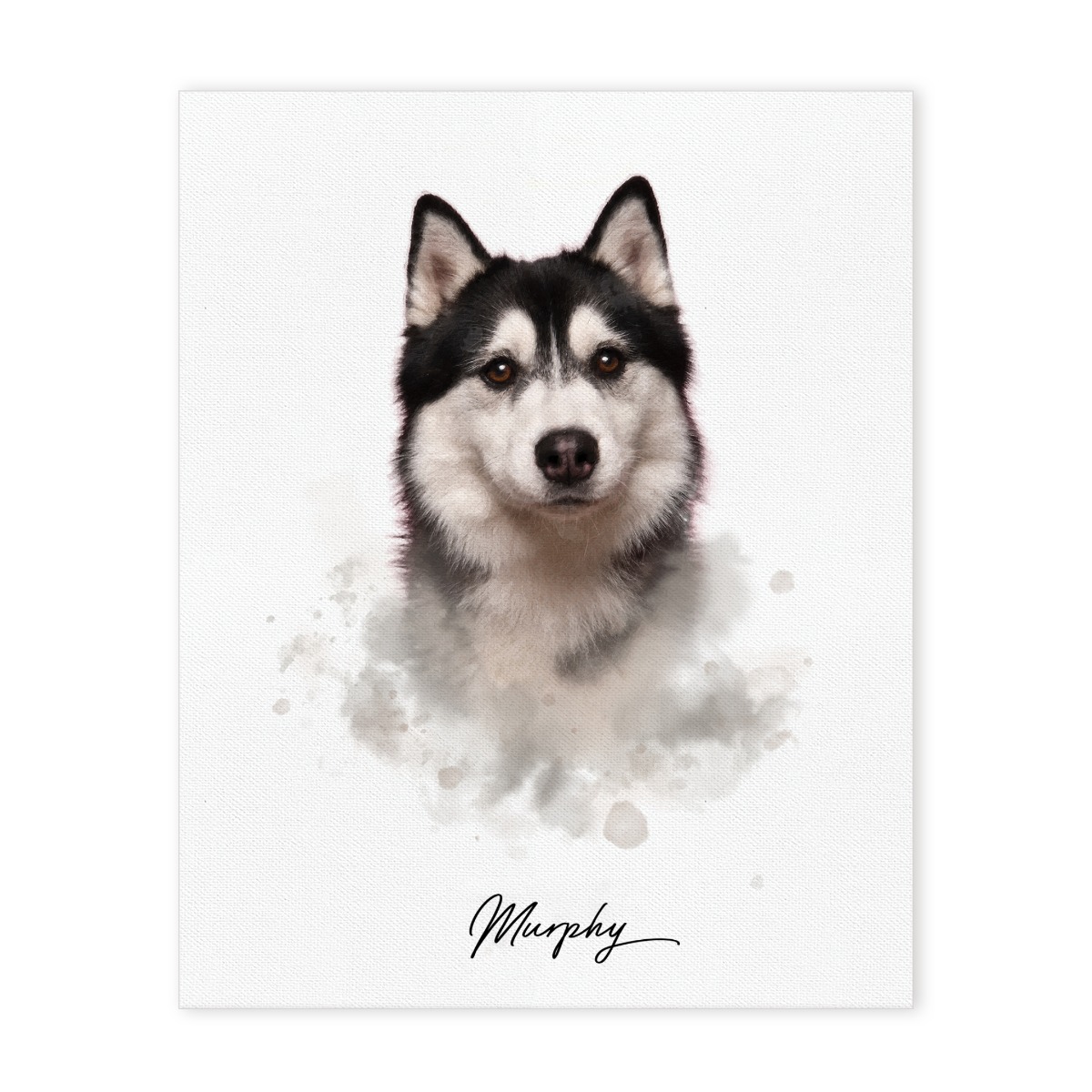 Personalized Pet Portrait Canvas 8 x 10