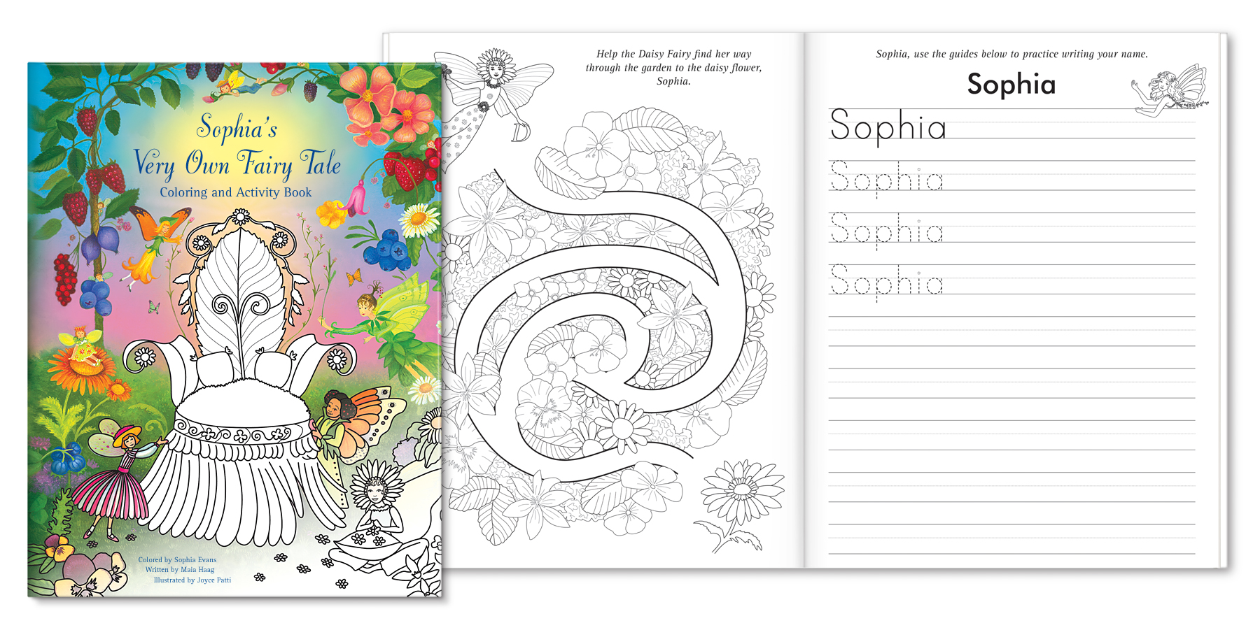 My Very Own Fairy Tale Personalized Coloring and Activity Book