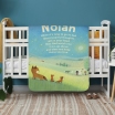 My Little Book of Blessings Personalized Book and Blanket Gift Set