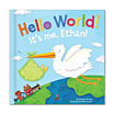 Hello World! Personalised Board Book - Blue