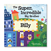 The Super, Incredible Big Brother Personalized Book and Medal