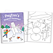 My Magic Snowman Personalized Coloring and Activity Book