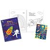 1-2-3 Blast Off With Me Coloring Book and Sticker Gift Set