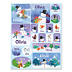 My Magical Snowman Personalized Stickers