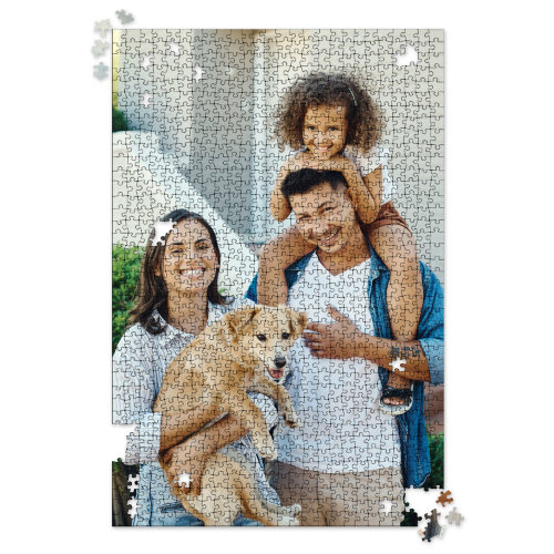 Personalized Pet Photo Puzzle, Portrait / Vertical – 1,014 Pieces