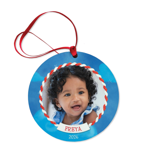 Baker's Twine Personalized Photo Ornament