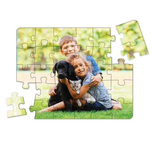 Personalized Pet Photo Puzzle, Landscape / Horizontal – 30 Pieces
