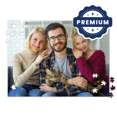 Premium Personalized Pet Photo Puzzle, Landscape / Horizontal - 500 Pieces 