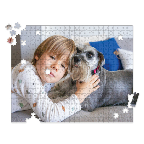 Personalized Pet Photo Puzzle, Landscape / Horizontal - 520 Pieces