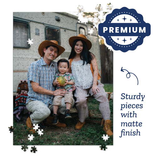 Premium Personalized Photo Puzzle, Portrait / Vertical - 500 Pieces