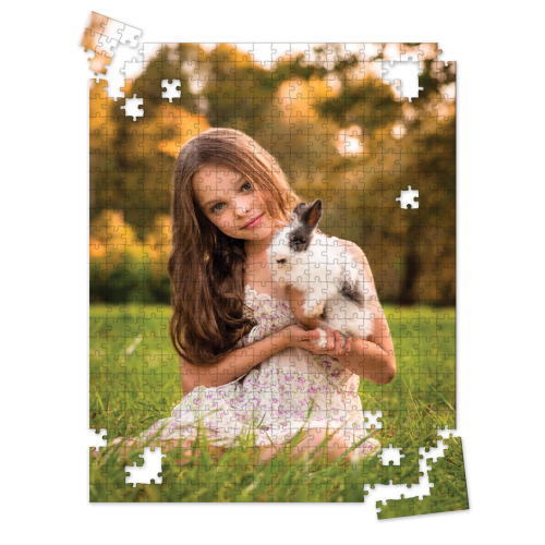 Personalized Pet Photo Puzzle, Portrait/Vertical - 520 Pieces