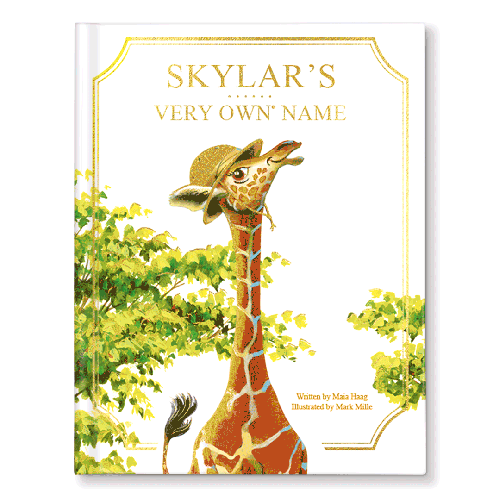 My Very Own Name Personalised Book Gold Foil Edition