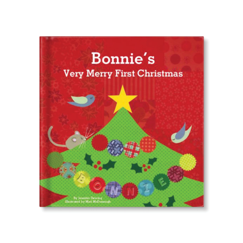Baby's First Christmas Personalised Board Book