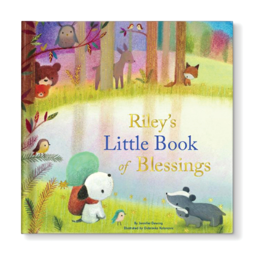 My Little Book of Blessings Personalized Book Gold Foil Edition