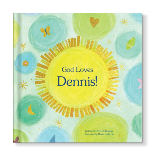 God Loves You! Personalized Book Gold Foil Edition