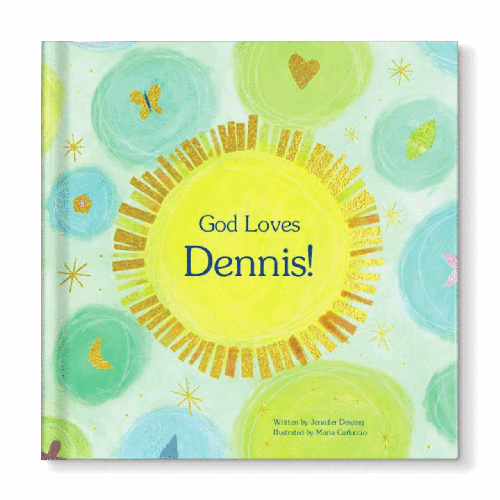God Loves You! Personalised Book Gold Foil Edition