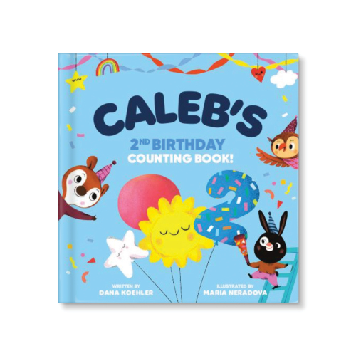 My 2nd Birthday Counting Personalized Board Book