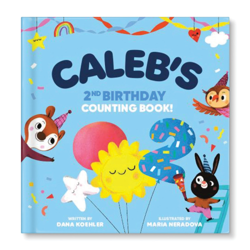 My 2nd Birthday Counting Personalized Board Book