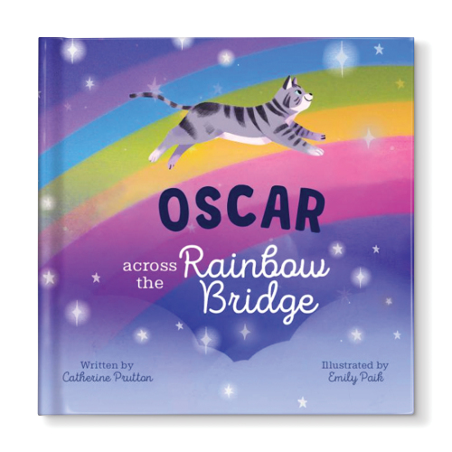 Rainbow Bridge Personalized Cat Book