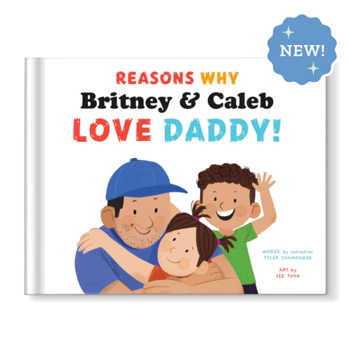 Reasons Why We Love Daddy Personalized Book - 2 Children
