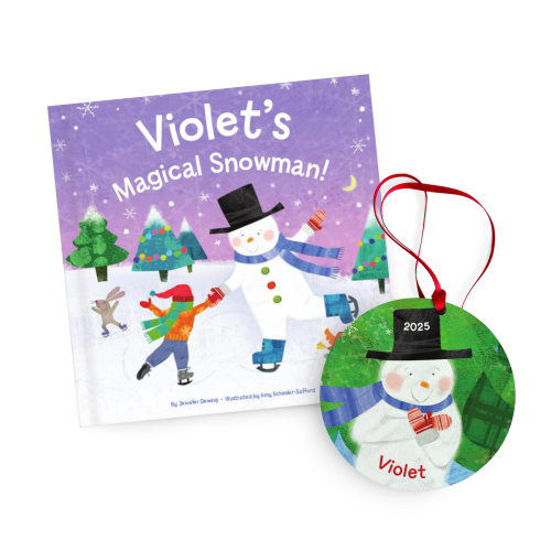 My Magical Snowman Personalized Book and Ornament Gift Set