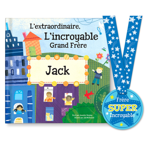 L’extraordinaire l’incroyable grand frère Livre personnalisé