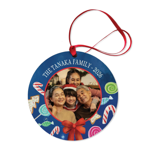 Family Christmas Personalized Photo Ornament