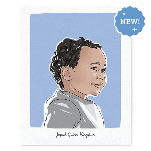 Baby Personalized Portrait - Traditional