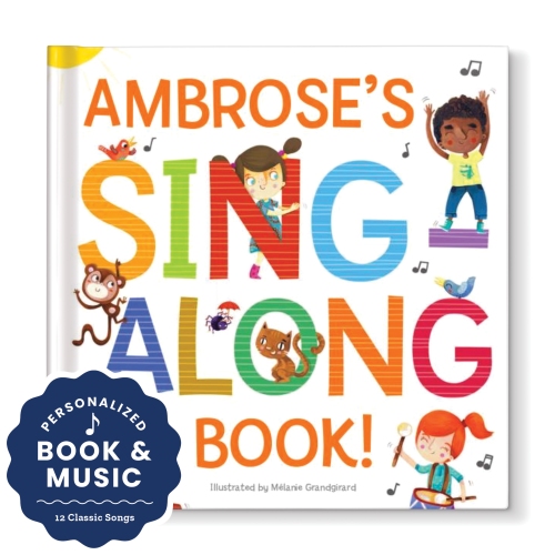 My Sing-Along Personalized Book and Music
