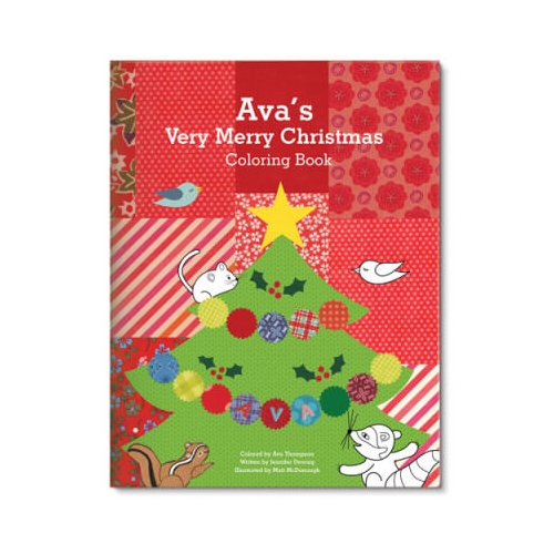My Very Merry Christmas Personalized Coloring and Activity Book