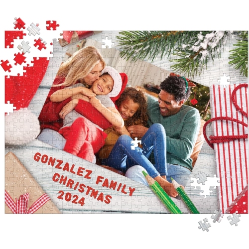 Holiday Photo Personalized Puzzle - 500 Pieces