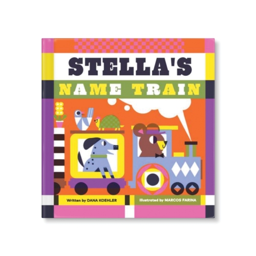 My Name Train Personalized Board Book