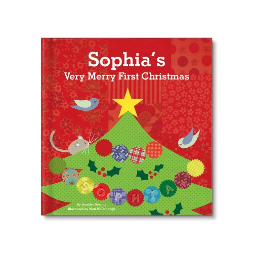 Baby's First Christmas Personalised Board Book