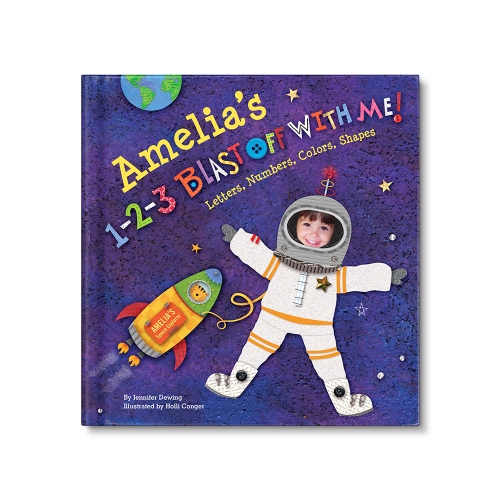 1-2-3 Blast Off With Me Personalised Board Book