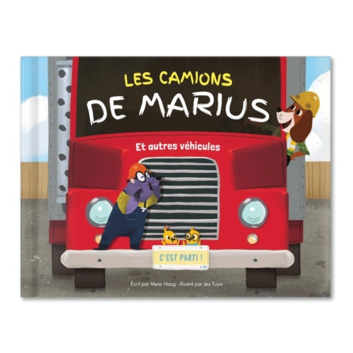 Tous mes camions ! Livre Personnalisé