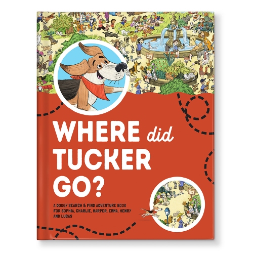 Where Did My Dog Go? Personalized Family Search-and-Find Book