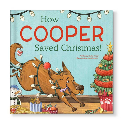 How My Dog Saved Christmas Personalized Book