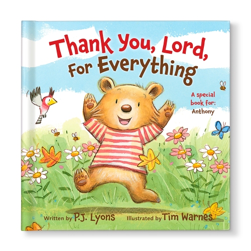 Thank You, Lord, For Everything Personalized Book