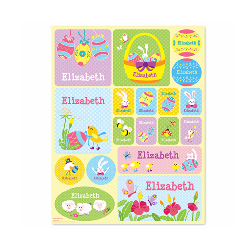 Egg-Cellent Easter Personalized Stickers