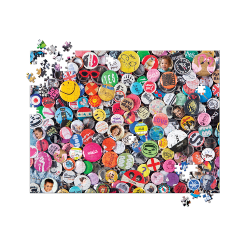 Find Me Buttons Personalized Seek and Find Puzzle - 500 pieces 