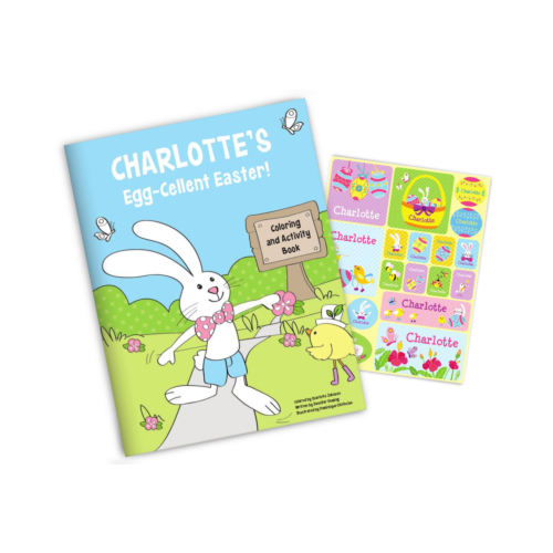 Easter Coloring Book and Sticker Gift Set