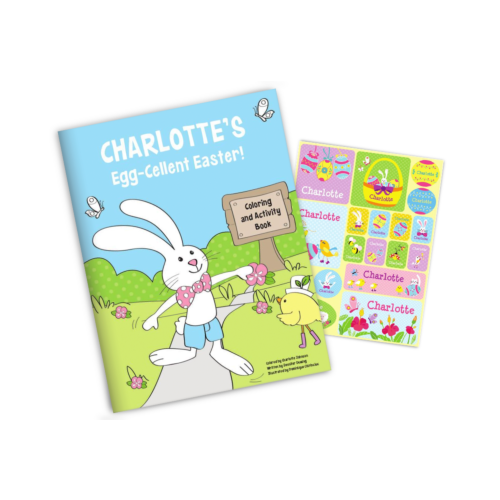 8x11 Custom Personalized Easter Kids Coloring Books - Easter Children's  Coloring books - Personalized Kids gift for Birthdays and Holidays -  Toddler