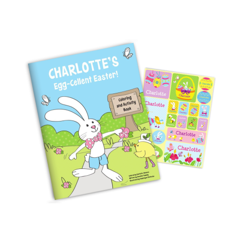 Easter Coloring Book and Sticker Gift Set