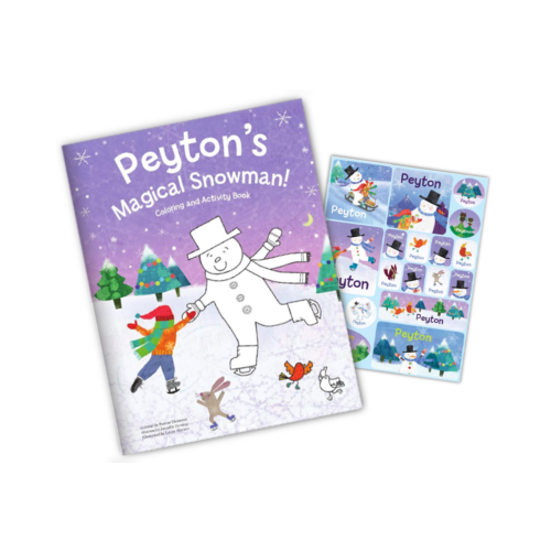 My Magical Snowman Coloring Book and Sticker Gift Set
