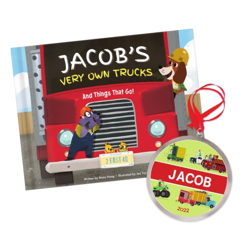 My Very Own Trucks Personalized Book and Ornament